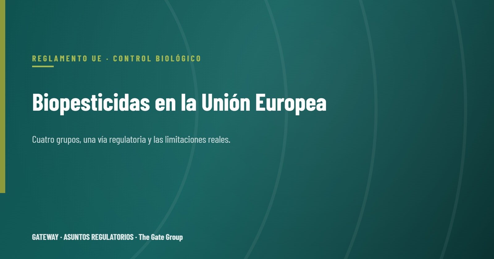 Biopesticidas: la respuesta de la UE a la dependencia química