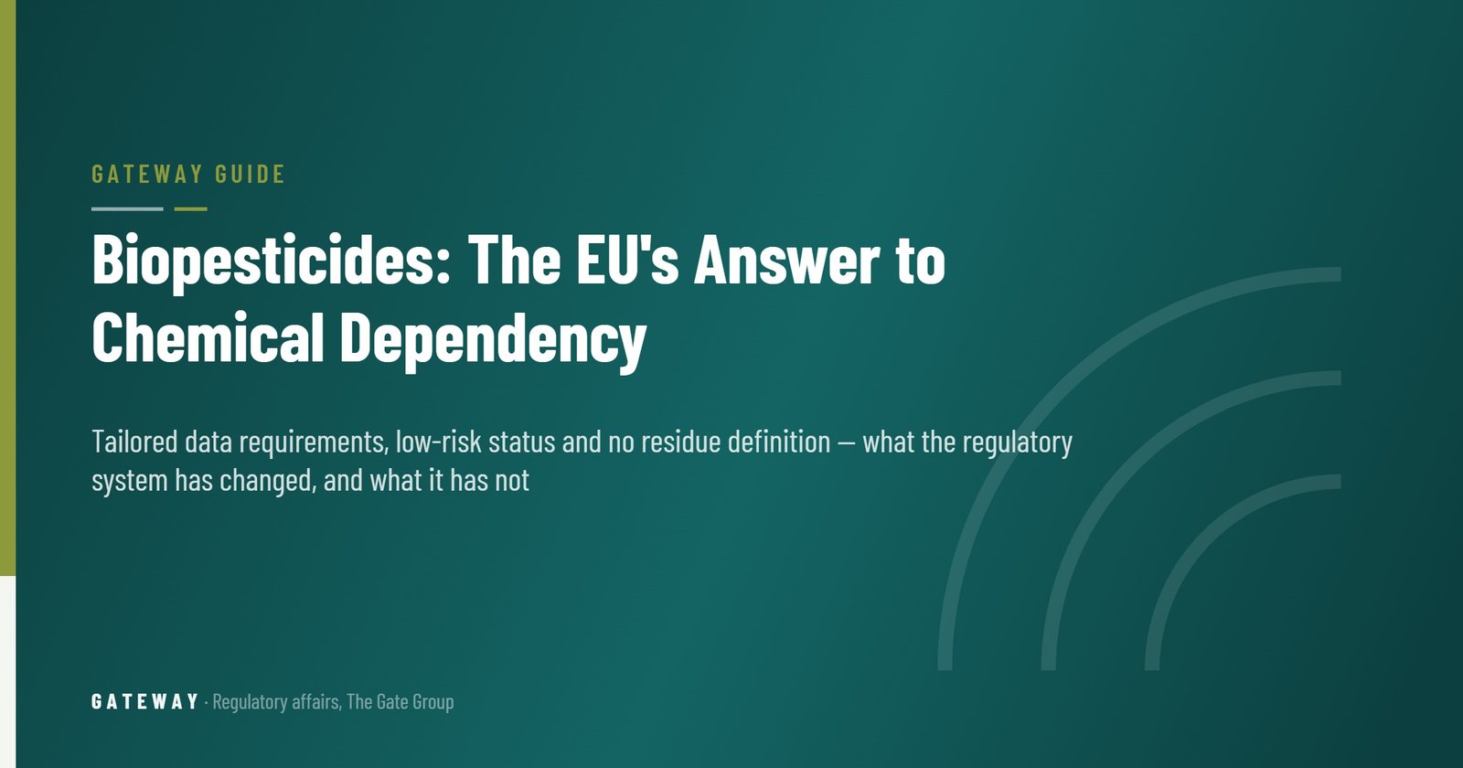Biopesticides: The EU's Answer to Chemical Dependency — GateWay Guide