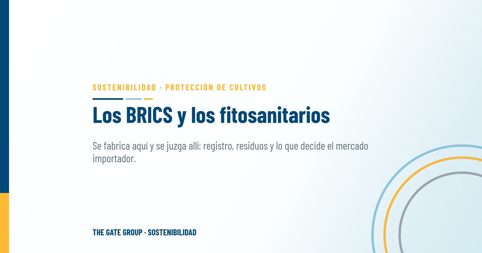 La agenda de los BRICS en fitosanitarios: equilibrar la protección del cultivo y el comercio mundial