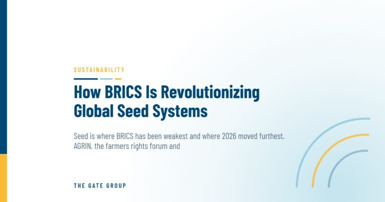 How BRICS Is Revolutionizing Global Seed Systems — The Gate Group