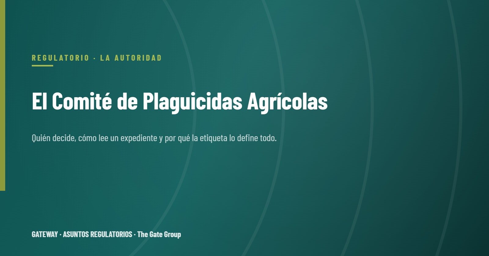Entender el Comité de Plaguicidas Agrícolas: quién decide y cómo