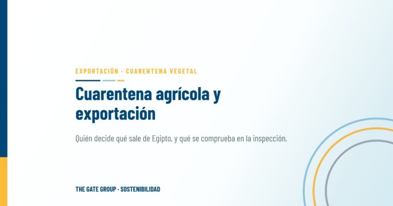 Cómo decide la cuarentena agrícola egipcia qué envíos llegan a los mercados del mundo