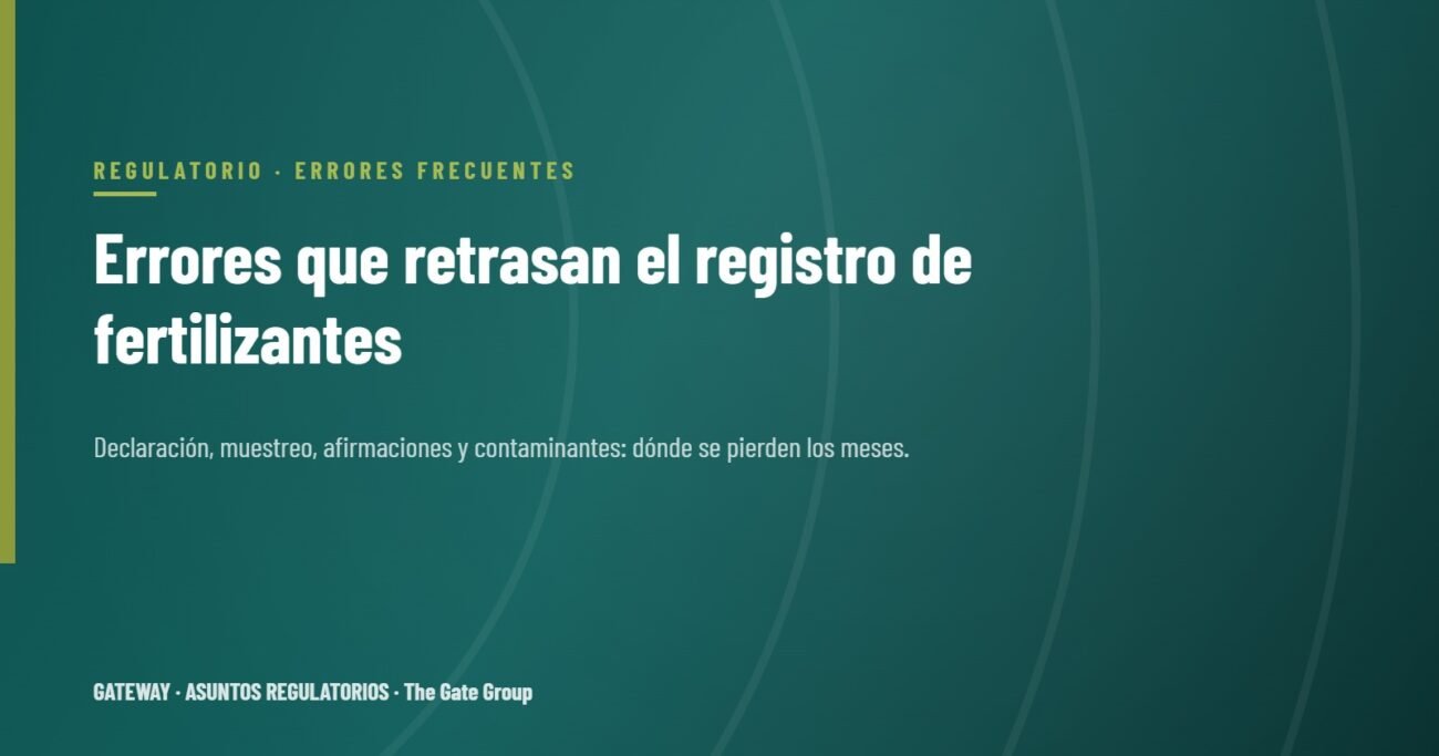 Errores habituales que retrasan el registro de fertilizantes en Egipto
