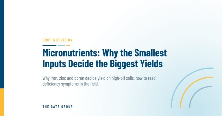 Micronutrients: Why the Smallest Inputs Decide the Biggest Yields — The Gate Group