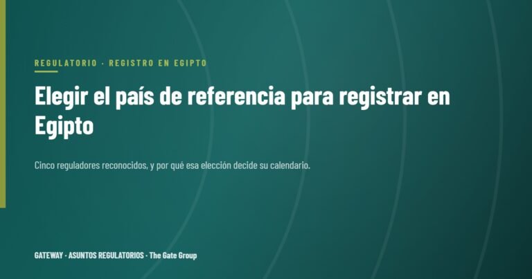 Elegir el país de referencia adecuado para registrar un fitosanitario en Egipto