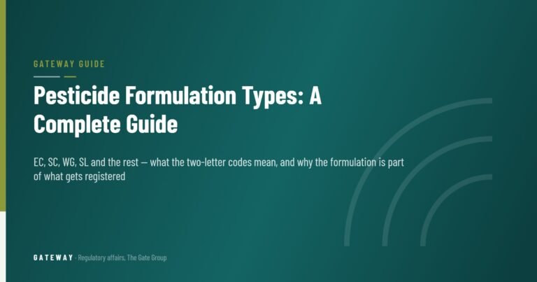 Pesticide Formulation Types: A Complete Guide — GateWay Guide