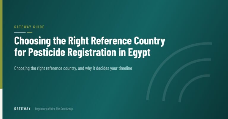 Choosing the Right Reference Country for Pesticide Registration in Egypt — GateWay Guide