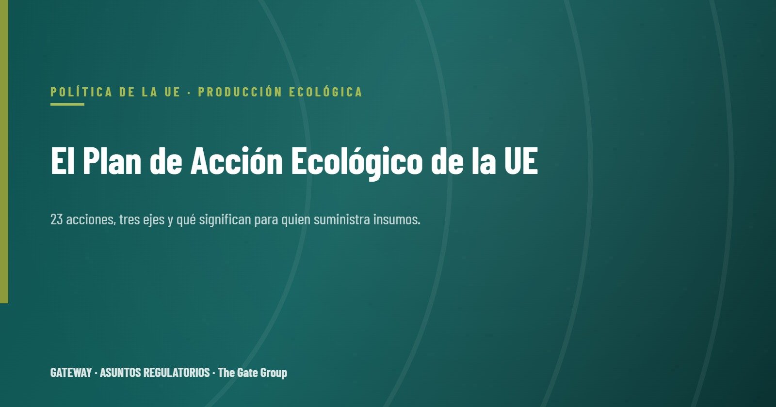 El Plan de Acción Ecológico de la UE: las 23 acciones explicadas