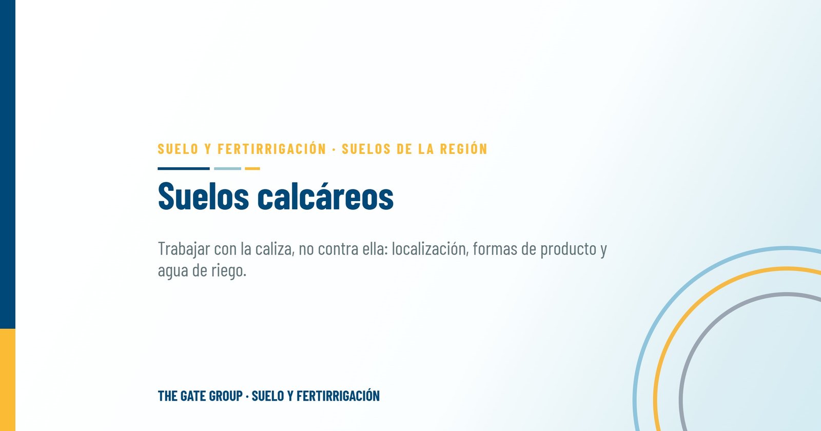 Cultivar en suelos calcáreos: trabajar con la caliza, no contra ella