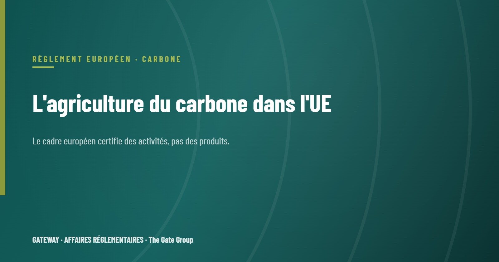 L'agriculture du carbone dans l'UE : les ouvertures pour les fournisseurs d'intrants organiques