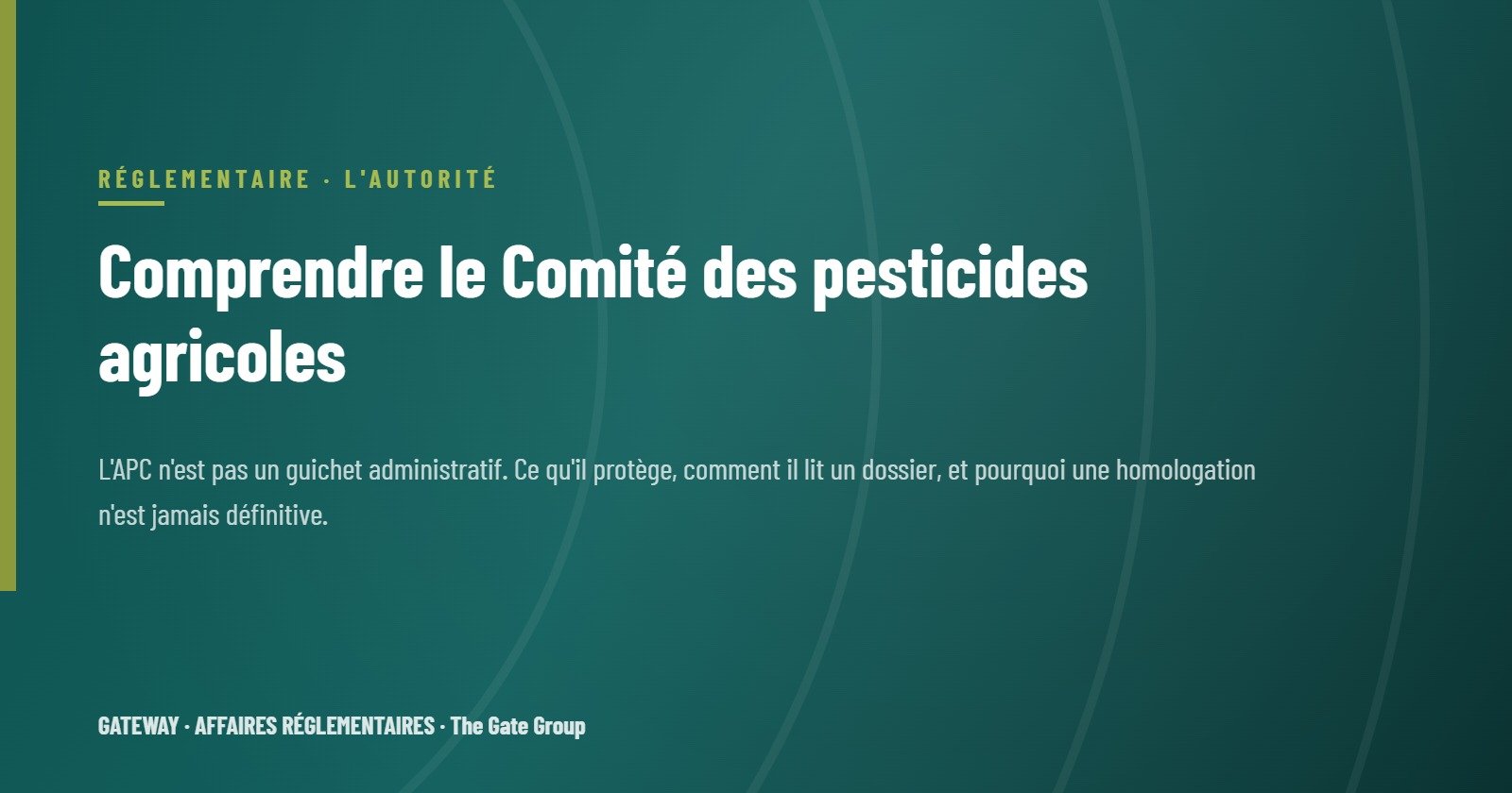 Comprendre le Comité des pesticides agricoles : qui décide, et comment