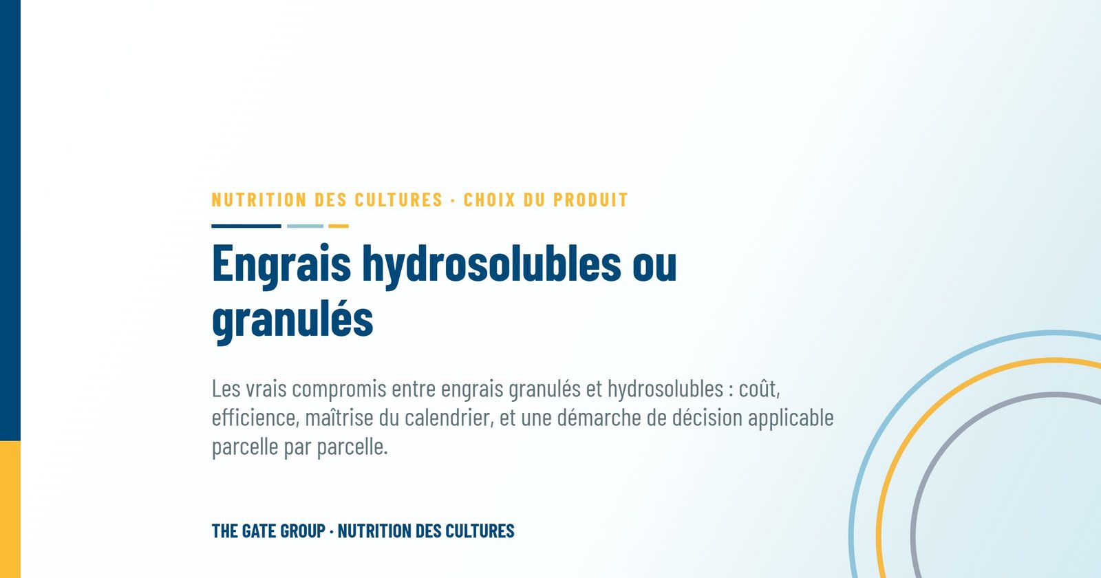 Engrais hydrosolubles ou granulés : lequel convient à votre exploitation ?