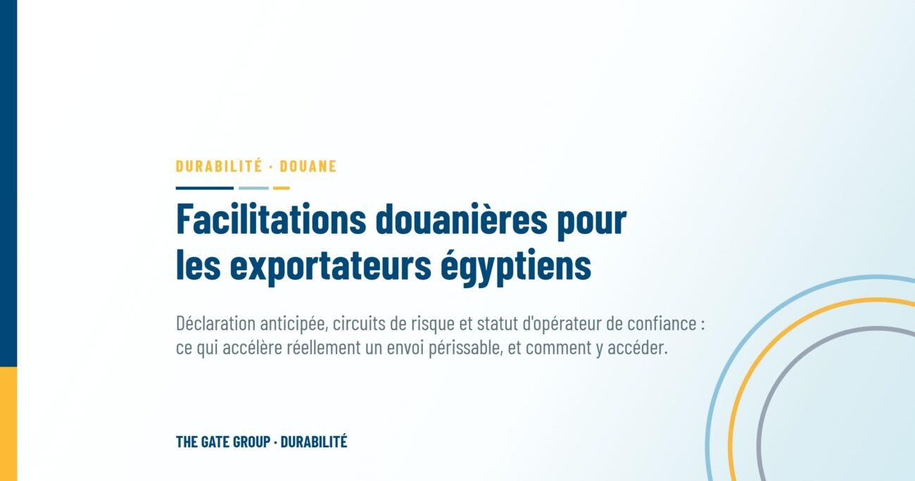 Facilitations douanières pour les exportateurs égyptiens : ce qui existe, et qui y a réellement droit