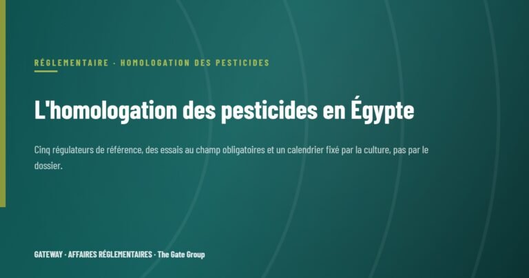 L'homologation des pesticides en Égypte : le guide complet