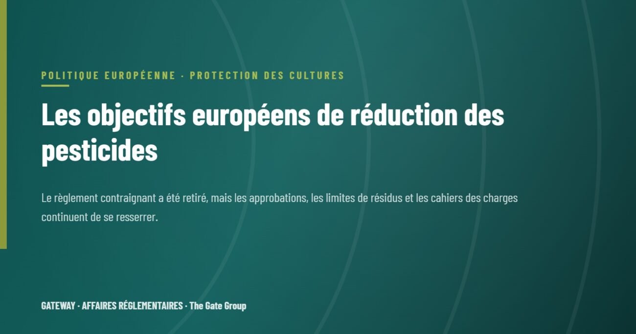 Les objectifs européens de réduction des pesticides : ce qu'ils signifient pour les fournisseurs mondiaux