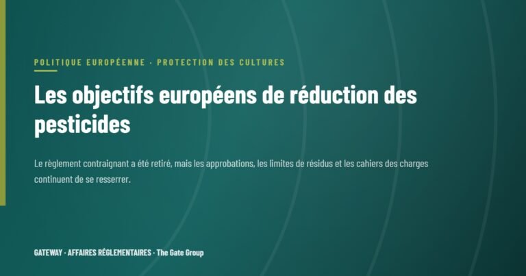 Les objectifs européens de réduction des pesticides : ce qu'ils signifient pour les fournisseurs mondiaux