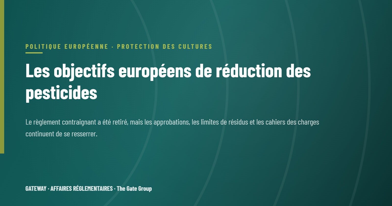 Les objectifs européens de réduction des pesticides : ce qu'ils signifient pour les fournisseurs mondiaux