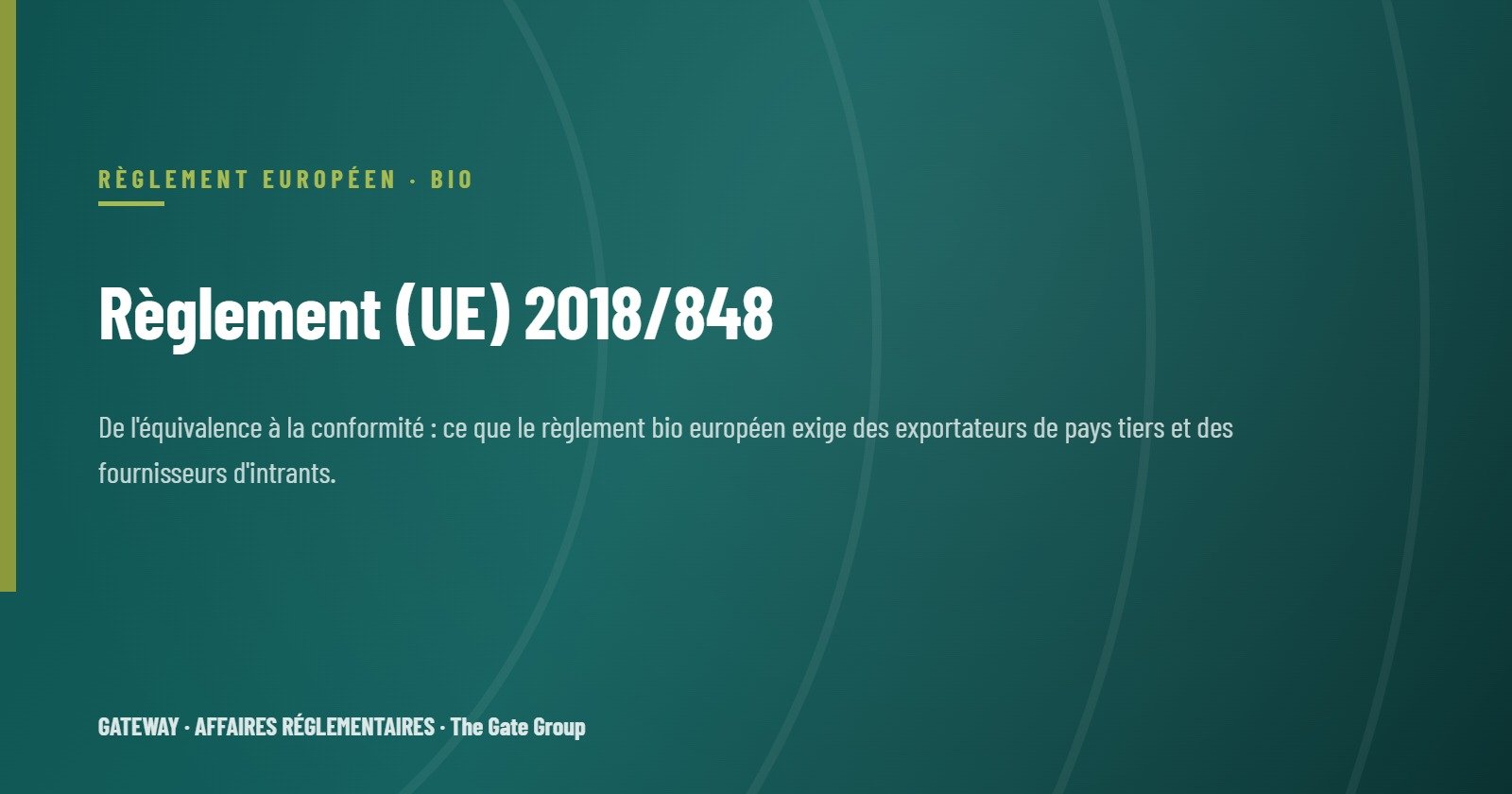 Règlement (UE) 2018/848 : guide pratique pour les exportateurs et les fournisseurs d'intrants