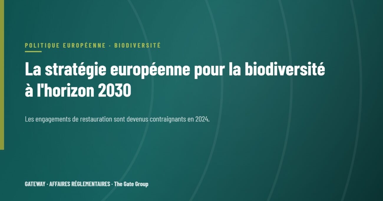 La stratégie européenne pour la biodiversité à l'horizon 2030 : ce qu'elle signifie pour l'agriculture