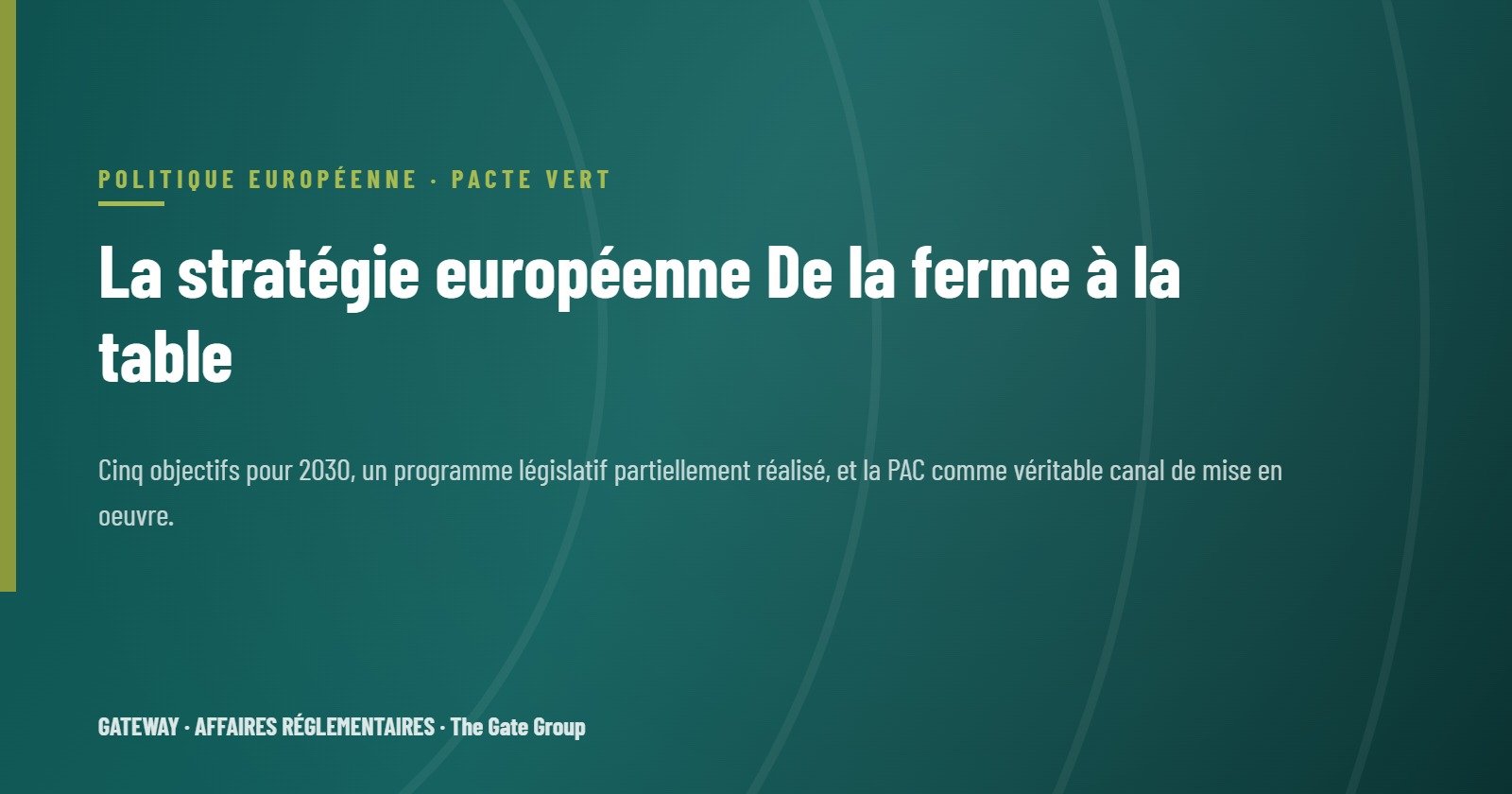 La stratégie européenne De la ferme à la table : ce qu'elle engage les États membres à faire